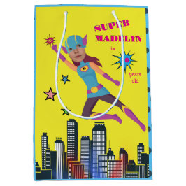 Superheld Birthday Girl Fantastic Sensational Medium Cadeauzakje