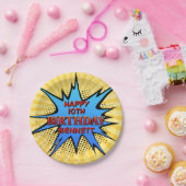 Superheld Birthday Papieren Bordje (Feest)