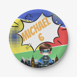 Superheld Birthday Papieren Bordje