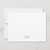 Superheld Birthday Party Bedankt (Achterkant)