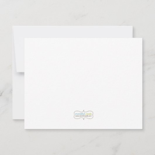 Superheld Birthday Party Bedankt (Achterkant)