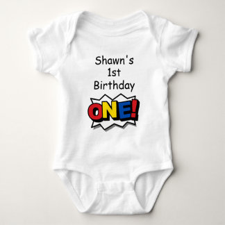 Superheld Birthday Party Bodysuit