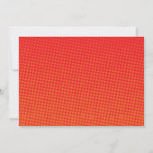 Superheld Birthday Party Invitation - Boy Colors Kaart (Achterkant)