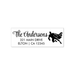 Superheld Birthday Party Invitation Zelfinktende Stempel