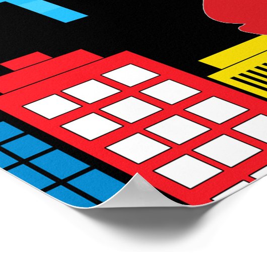 Superheld Birthday Party Welcome Poster Banner (Hoek)