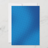 Superheld Birthday Uitnodiging (Achterkant)