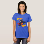 Superheld Black Cat – Succes voor de maan T-shirt (Voorkant volledig)