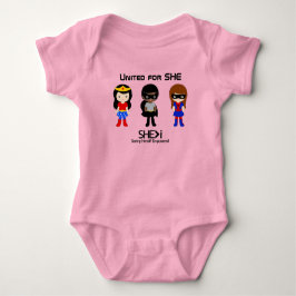 SUPERHELD Black Outline - Verenigd voor ZIJ Romper