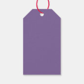 Superheld Black Santa Paper Label Cadeaulabel (Achterkant)