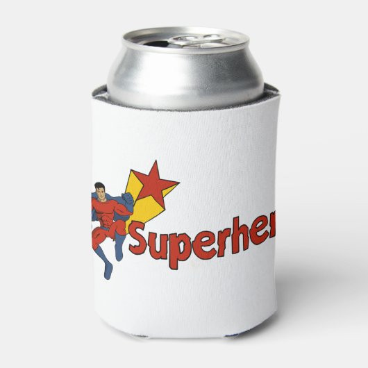 Superheld Blikjeskoeler (Blikje Voorkant)
