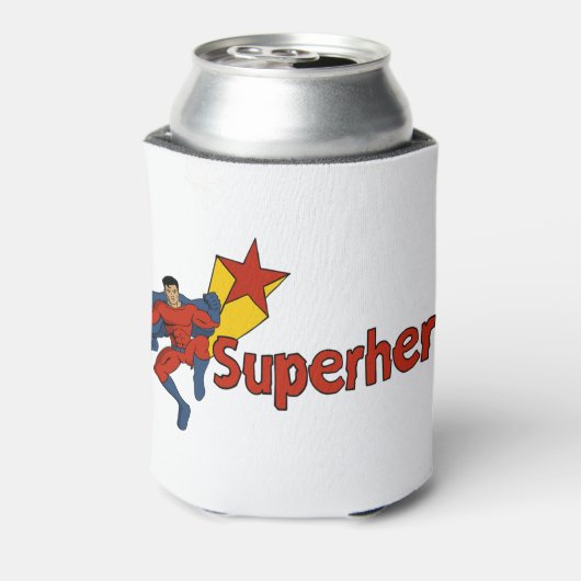 Superheld Blikjeskoeler (Blikje Achterkant)
