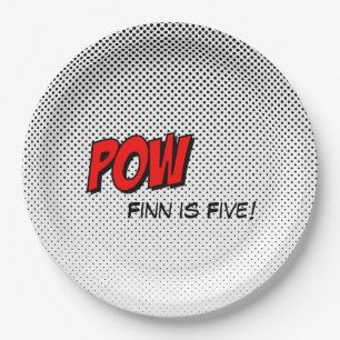 Superheld  Bord papier - POW Red
