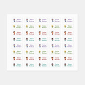 Superheld Boy Aangepaste Aangepaste Naam Kleding Labels (Vel)
