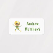 Superheld Boy Aangepaste Aangepaste Naam Kleding Labels (Design 2)
