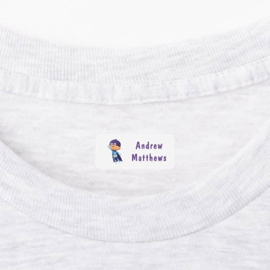 Superheld Boy Aangepaste Aangepaste Naam Kleding Labels (Aangebracht)