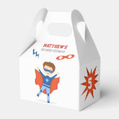 Superheld Boy Bedankdoosjes (Achterkant)