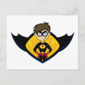 Superheld Boy Briefkaart (Voorkant)