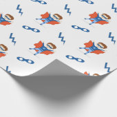 Superheld Boy Cadeaupapier (Hoek)