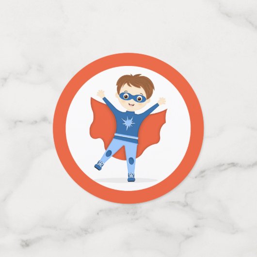 Superheld Boy Confetti (Kleine voorkant)