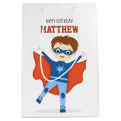 Superheld Boy Medium Cadeauzakje (Voorkant)