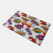 Superheld Bubble-patroon Deurmat (Schuin)