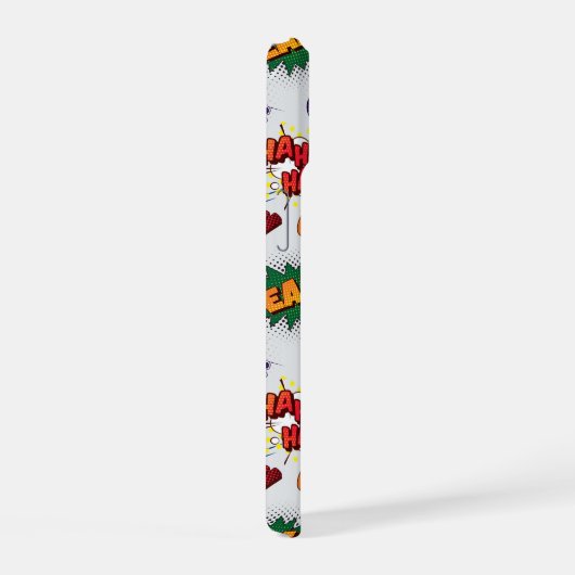 Superheld Bubble-patroon iPhone 15 Case (Rechterkant)