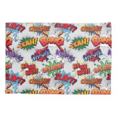 Superheld Bubble-patroon Kussensloop (Achterkant-Links)