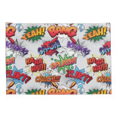 Superheld Bubble-patroon Kussensloop (Achterkant-Rechts)