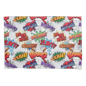 Superheld Bubble-patroon Kussensloop (Voorkant-Links)