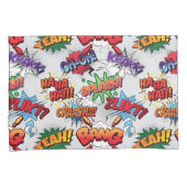 Superheld Bubble-patroon Kussensloop (Voorkant-Rechts)