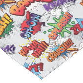 Superheld Bubble-patroon Medium Tafelloper (Hoek)