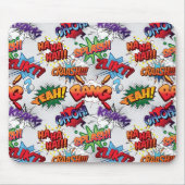 Superheld Bubble-patroon Muismat (Voorkant)