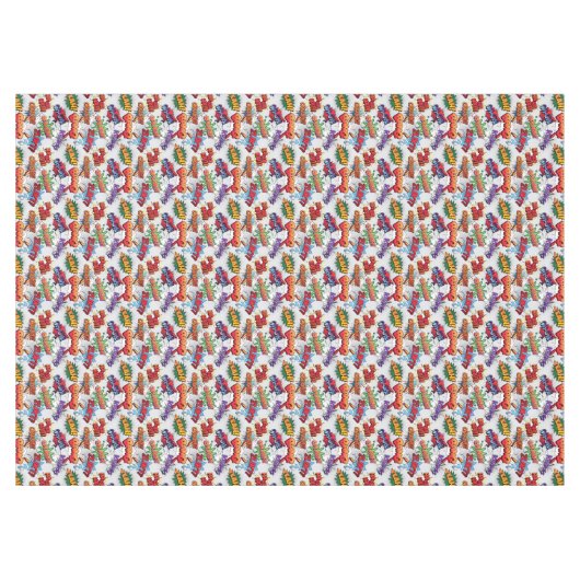 Superheld Bubble-patroon Tafelkleed (Voorkant (Horizontaal))