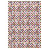 Superheld Bubble-patroon Tafelkleed (Voorkant)