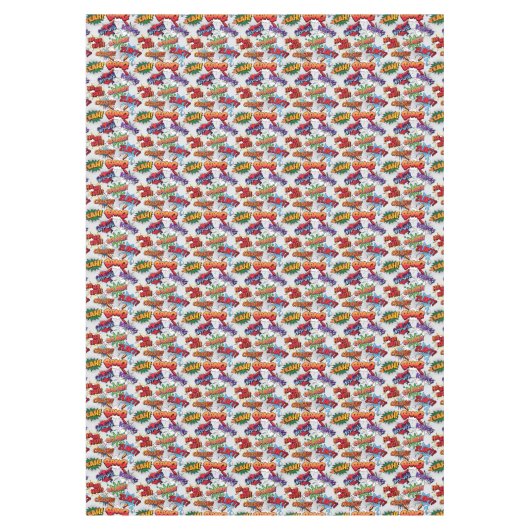 Superheld Bubble-patroon Tafelkleed (Voorkant)