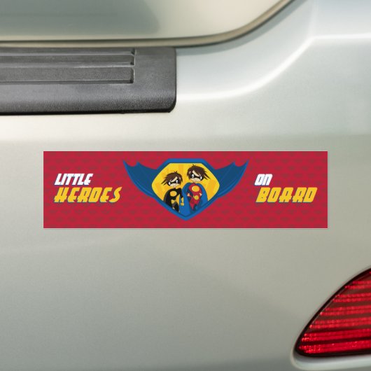 Superheld Bumpersticker (Op auto)