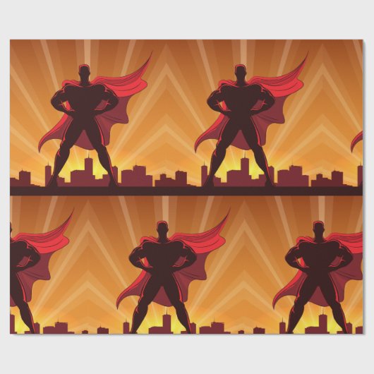 Superheld Cadeaupapier (Vlak)