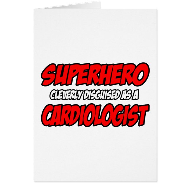 Superheld...cardioloog (Voorkant)