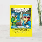 Superheld Cartoon Verjaardag Kaart (Voorkant)