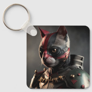Superheld Cat Sleutelhanger