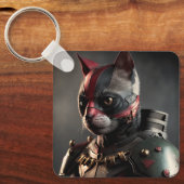 Superheld Cat Sleutelhanger (Voorkant)