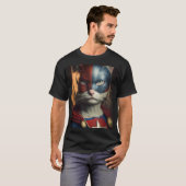 Superheld Cat T-shirt (Voorkant volledig)