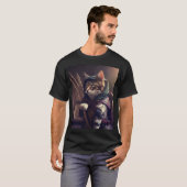 Superheld Cat T-shirt (Voorkant volledig)