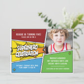 Superheld Celebration Kaart (Staand voorkant)
