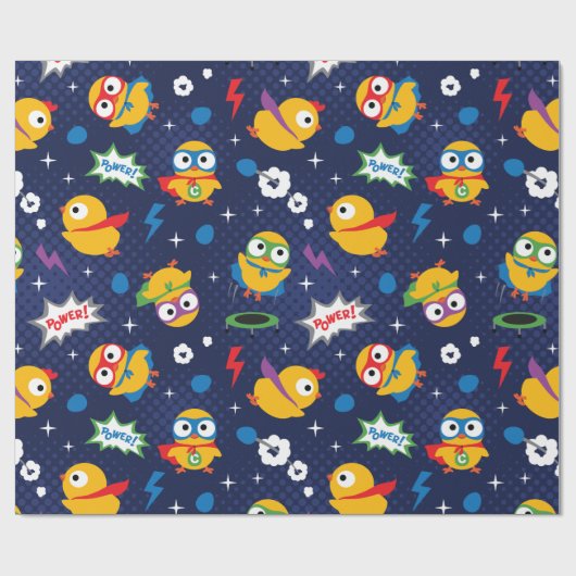 Superheld Chicken Cadeaupapier (Vlak)