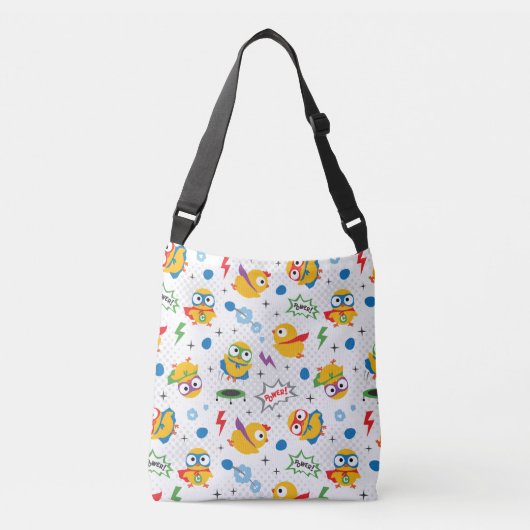 Superheld Chicken Crossbody Tas (Voorkant)