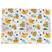 Superheld Chicken Groot Cadeauzakje (Achterkant)