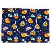 Superheld Chicken Groot Cadeauzakje (Achterkant)