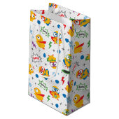 Superheld Chicken Klein Cadeauzakje (Achterkant Gekanteld)
