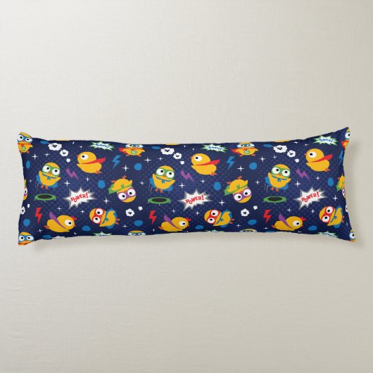 Superheld Chicken Lichaamskussen (Achterkant)